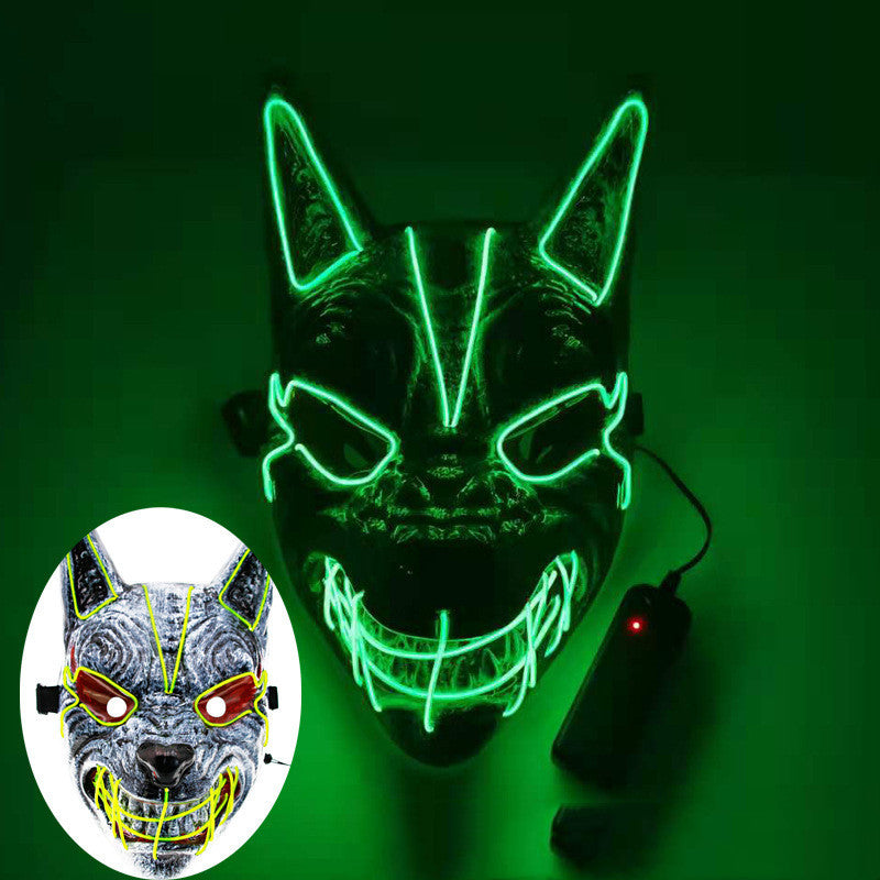 Halloween Masks LED Streamer Full Face Masks For Men And Women, Halloween masks, Scary masks, Horror masks, Zombie masks, Skeleton masks, Ghost masks, Witch masks, Vampire masks, Werewolf masks, Clown masks, Monster masks, Alien masks, Animal masks, Day of the Dead masks, Masquerade masks, Full-face masks, Half-face masks, Latex masks, Silicone masks, Foam masks, LED masks, Glowing masks, 3D masks, Funny masks, Pop culture masks,