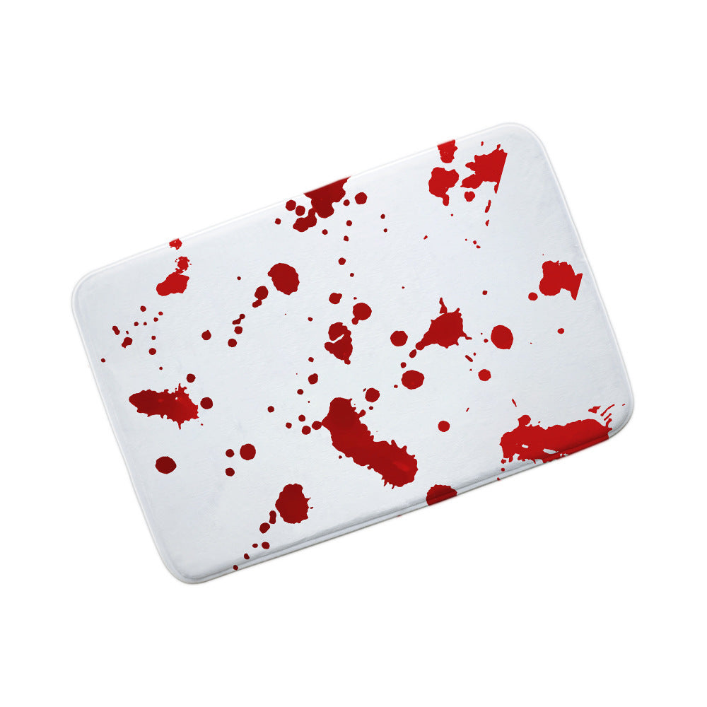 Halloween Blood Footprints Bathroom Water-absorbing Non-slip Mat, Halloween decorations items, Halloween costumes, Halloween masks, Halloween props, Halloween animatronics, Halloween inflatables, Halloween lights, Halloween fog machines, Halloween spider webs, Halloween lanterns, Halloween banners, Halloween streamers, Halloween tableware, Halloween centerpieces, Halloween party favors, Halloween yard stakes, Halloween tombstones, Halloween candles, Halloween wreaths, Halloween garlands
