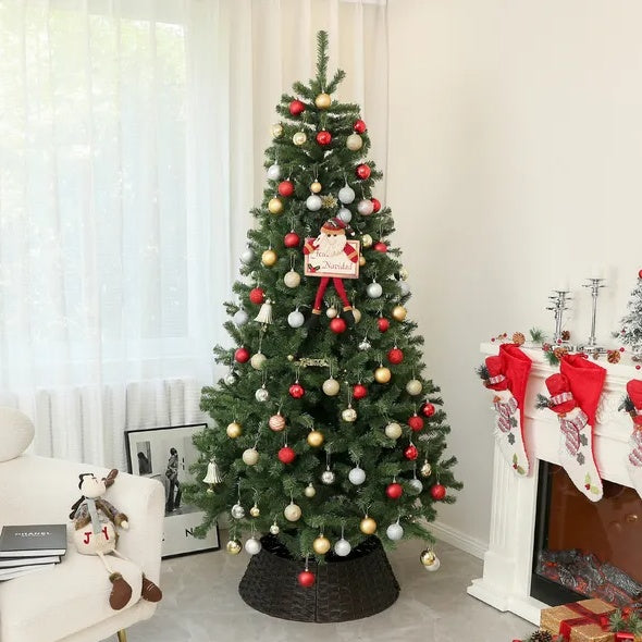 7.5ft Artificial Christmas Tree, Xmas Tree with 1346 Branch Tips, Auto Open, Holiday Décor with Steel Base for Home Office, Green Christmas tree, Artificial Christmas tree, Real Christmas tree, Miniature Christmas tree, Tabletop Christmas tree, Pre-lit Christmas tree, Flocked Christmas tree, White Christmas tree, Black Christmas tree, Ceramic Christmas tree, Christmas tree topper, Christmas tree skirt, Christmas tree stand, Christmas tree storage bag, Christmas ornaments, Glass Christmas ornaments,