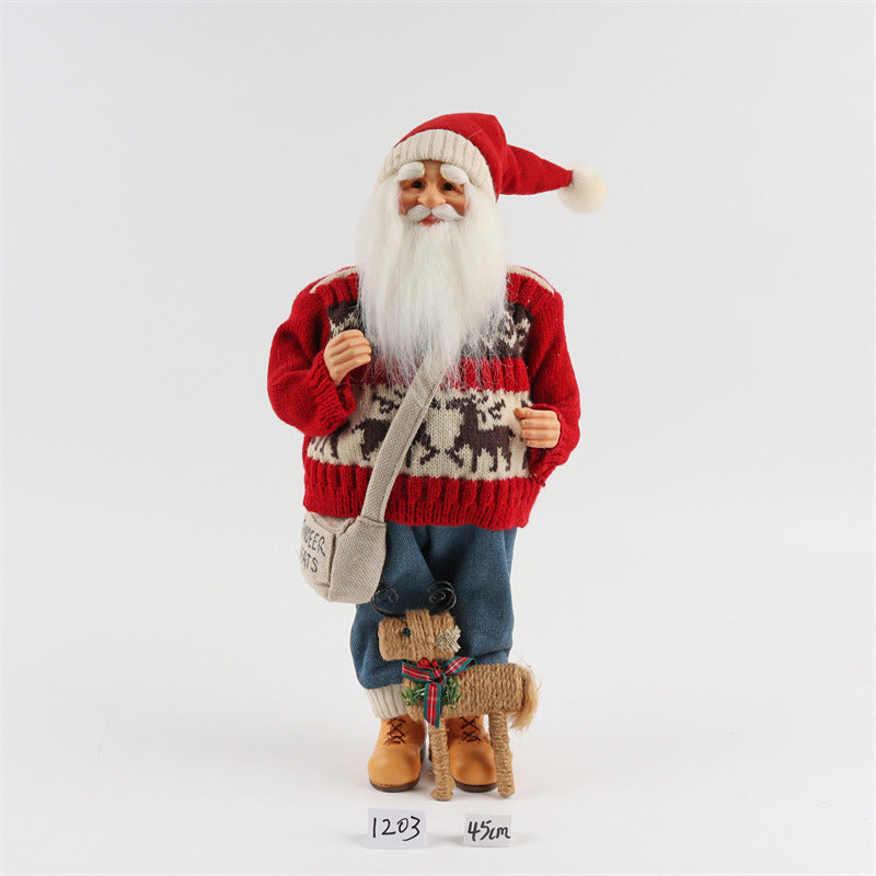 Christmas Grandpa Decorative Cloth Ornaments