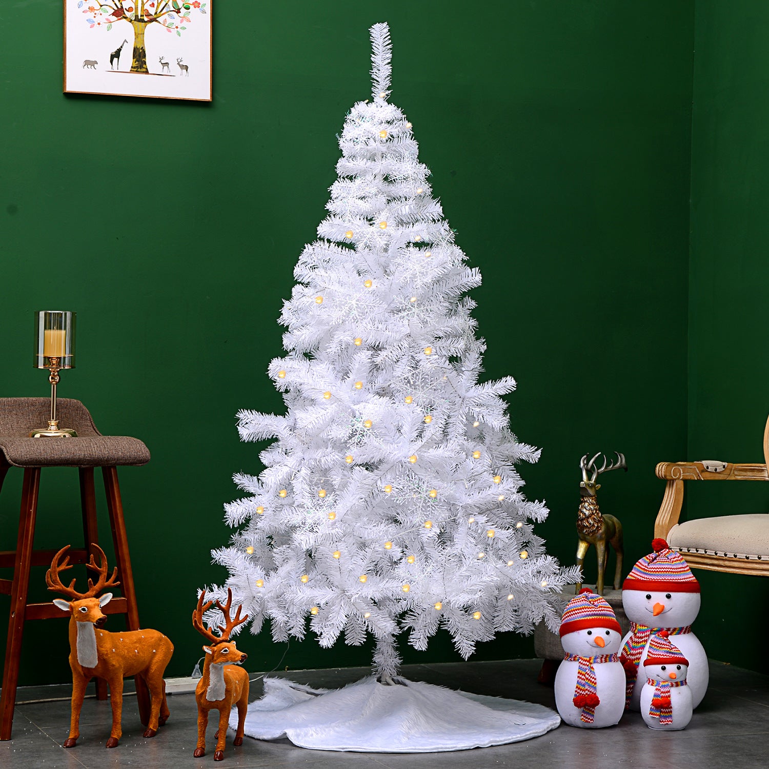 New 1.5, 1.8m Luxury Crypto Home Christmas Decoration White Christmas Tree