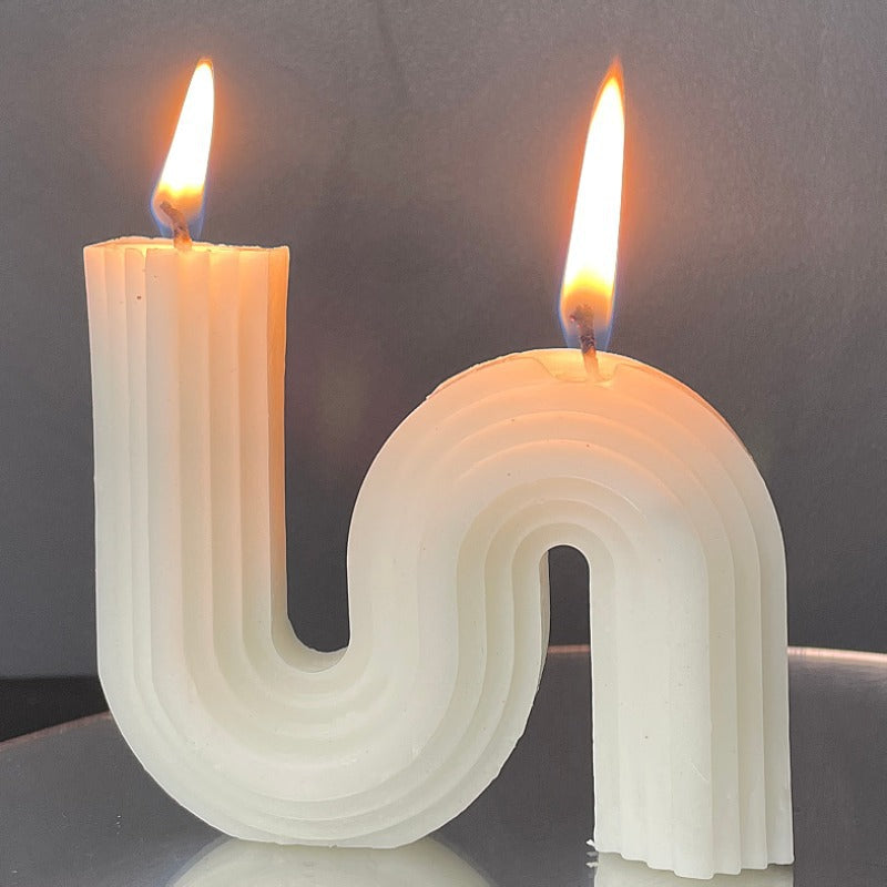 Aromatherapy Candle Three-dimensional Simple Home Decoration Fragrance Candle