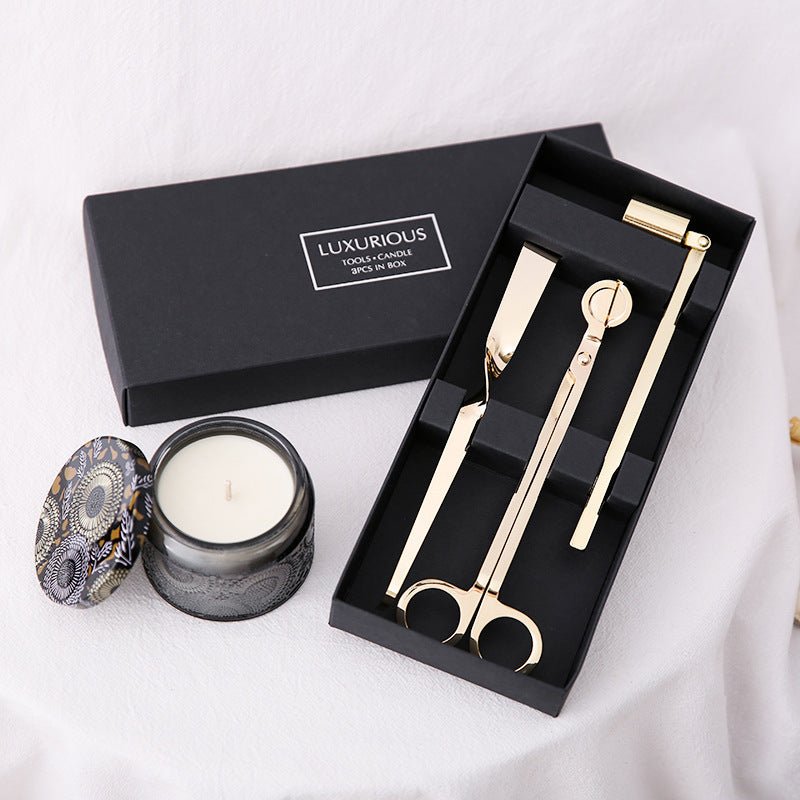 Aromatherapy Candle Tool Set Stainless Steel Four-piece Candle Extinguisher Accessories, Candle holder, Tealight holder, Votive holder, Candle stand, Candle décor, Decorative candle holder, Home decor candle holder, Luxury candle holder, Modern candle holder, Rustic candle holder, Wooden candle holder, Metal candle holder, Glass candle holder, Brass candle holder, Crystal candle holder, Ceramic candle holder, Antique candle holder, Candelabra, Tea light candle holder, Wall-mounted candle holder, 