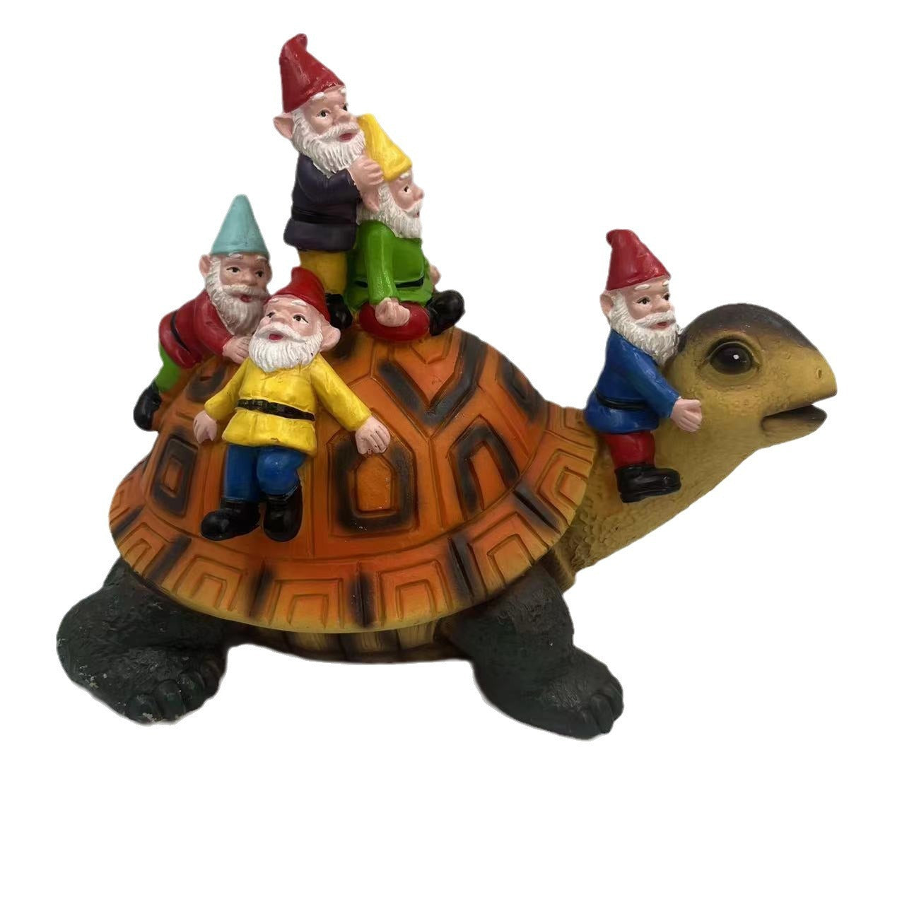 Turtle And Dwarf Garden Courtyard Resin Decorations