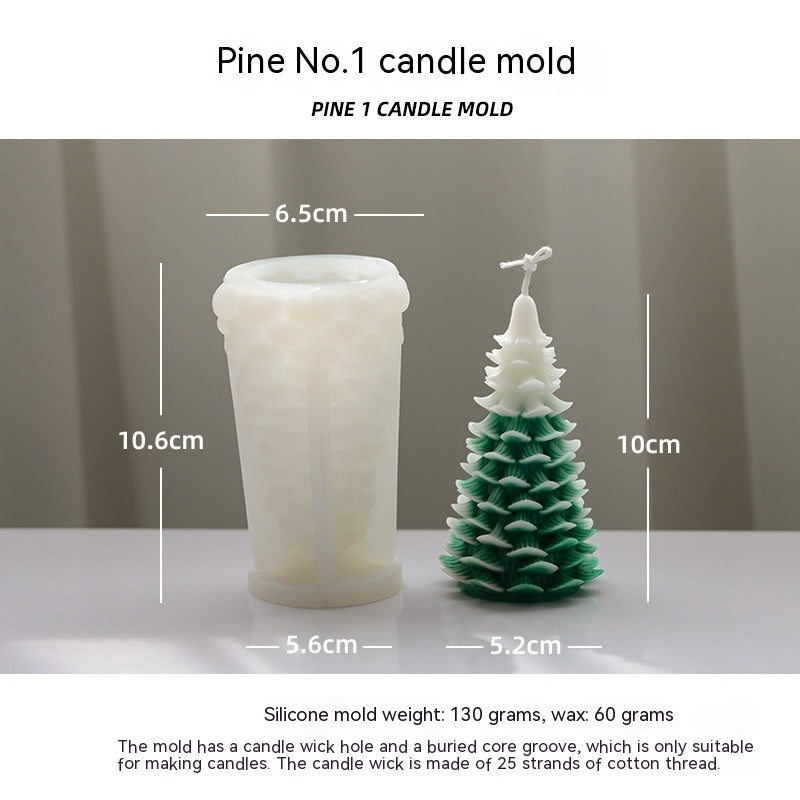 Christmas Pine Aromatherapy Candle Mould