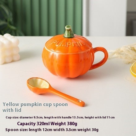 Ceramic Pumpkin Cup Breakfast Instant Noodles Steamed Egg Bowl Halloween Decoration, Pumpkin lanterns, Jack o Lanterns, Halloween Lights, Halloween Decoration Ornaments, Halloween inflatables, carved pumpkins, Halloween wreaths, Halloween Candles, and animatronics Halloween.
