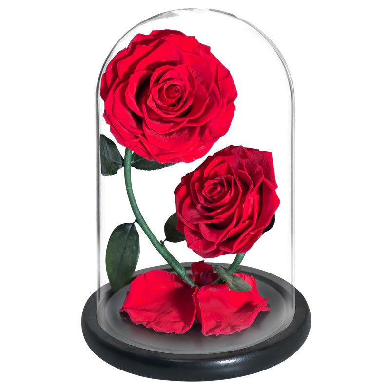 Double Preserved Flower Rose Valentine's Day Gift, valentines day, shop valentine's day deals, valentines, valentine's day gifts, valentine day, valentines day gifts, valentines day decor, Decognomes,  valentine decoration, valentines day decoratio, valentine decor, valentines decor, valentines decorations
