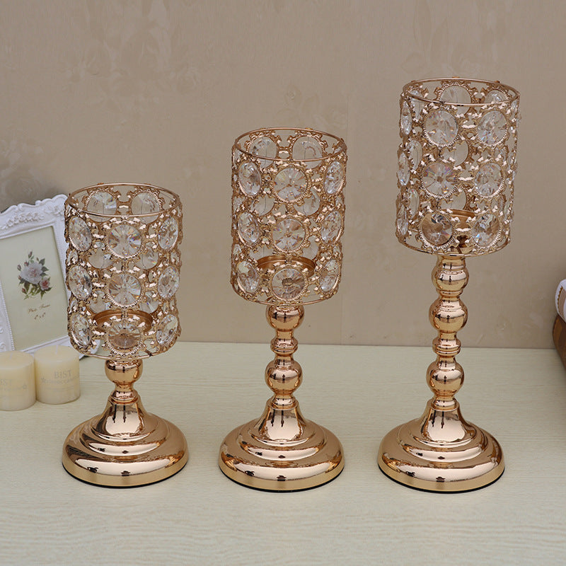 Single Head Hollow Gold Ornaments Warm Candle Holder, candle holder, candle stick holder, glass candle holder, iron candle holder, wicker candle holder 2 piece set, candle holders, candlesticks, candle sticks, Luxury candles holders, taper candle holders, candlestick holder, Wooden Candlestick Candle Holder, Metal Candle Holders