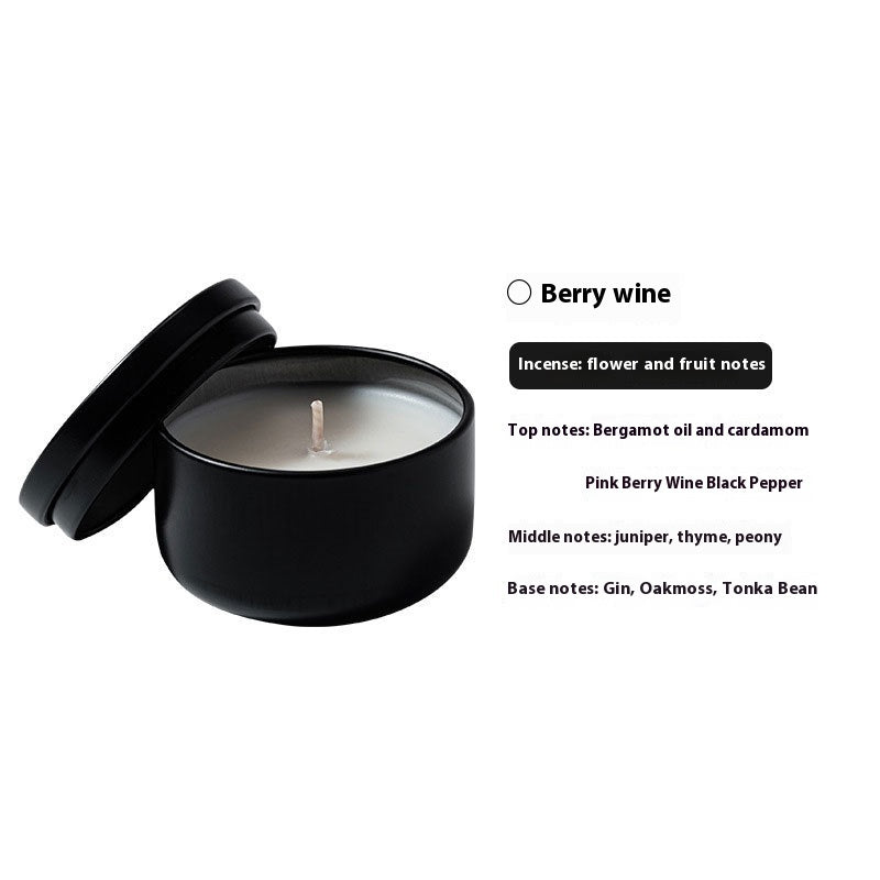 40g Travel Pack Black Iron Can Soy Wax Aromatherapy Candle