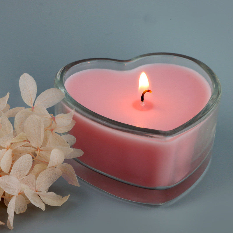 Simple Large Heart-shaped Love Romantic Aromatherapy Candle