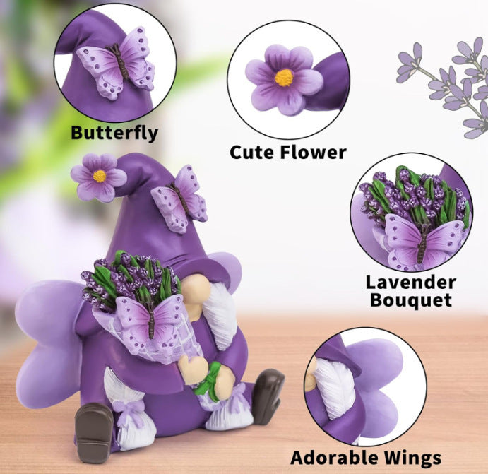 New Resin Crafts Lavender Outdoor Garden