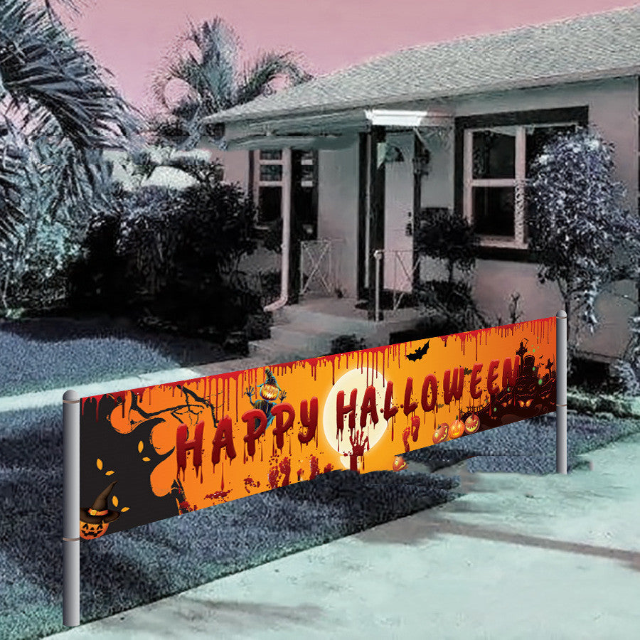 Halloween Theme Party Decoration Banner