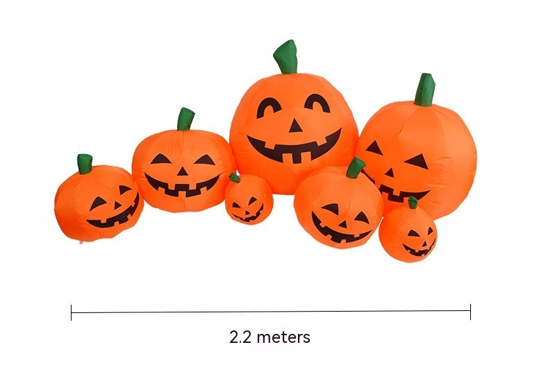 Pumpkin Inflatable Model 23 M 7 Pumpkin Ghost Decoration, Pumpkin lanterns, Jack o Lanterns, Halloween Lights, Halloween Decoration Ornaments, Halloween inflatables, carved pumpkins, Halloween wreaths, Halloween Candles.