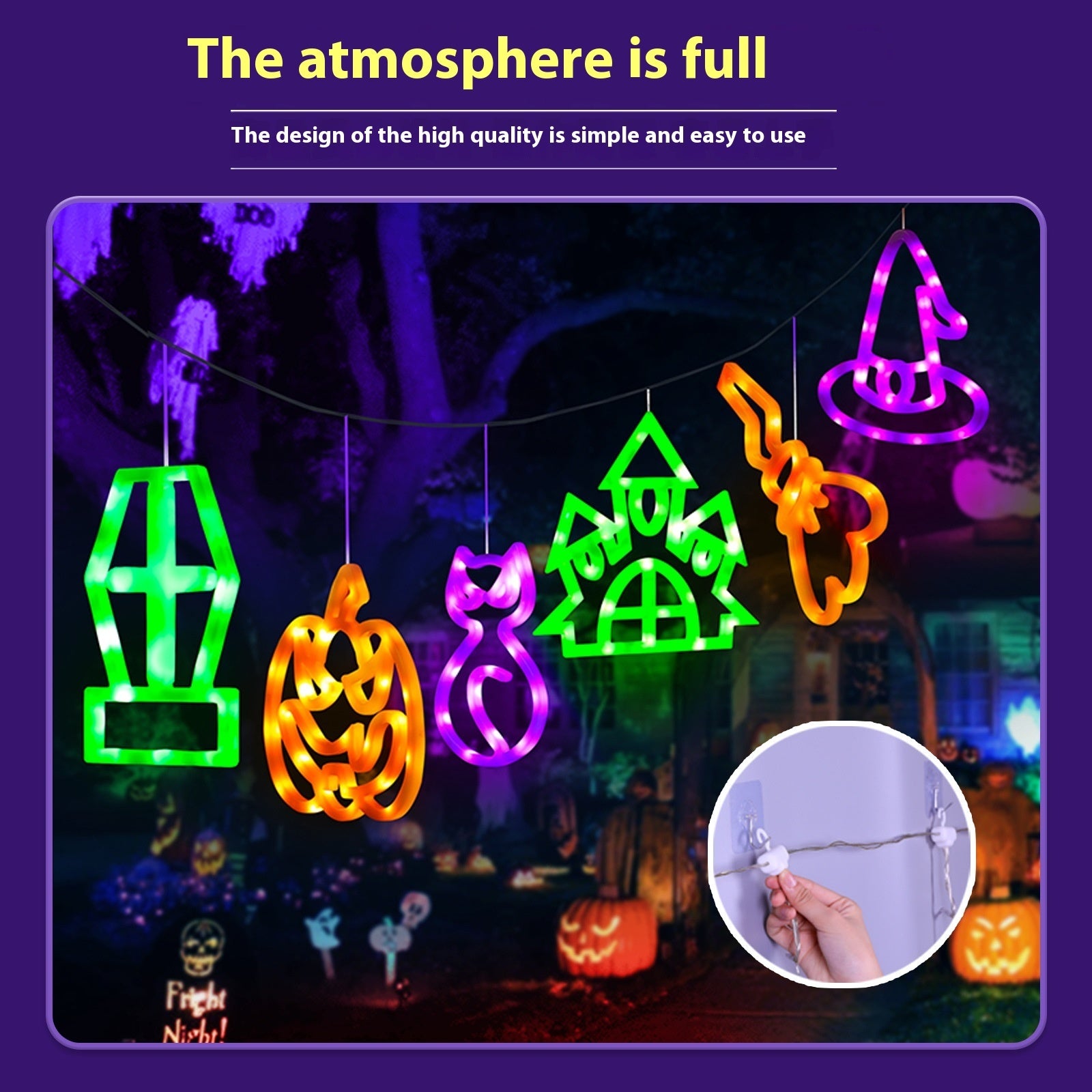 Halloween Decoration Ice Bar Hanging Light Led