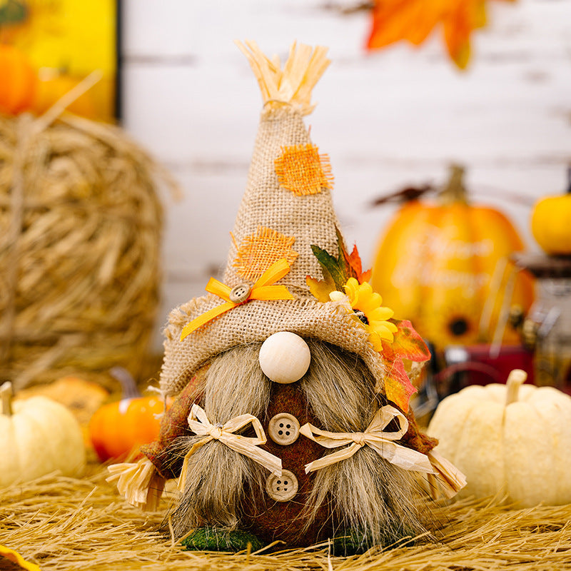 Thanksgiving Decoration Linen Ornaments