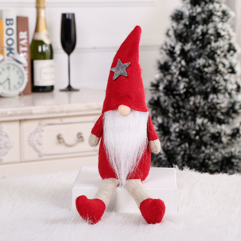 European And American Style Christmas Faceless Doll Santa Claus Doll