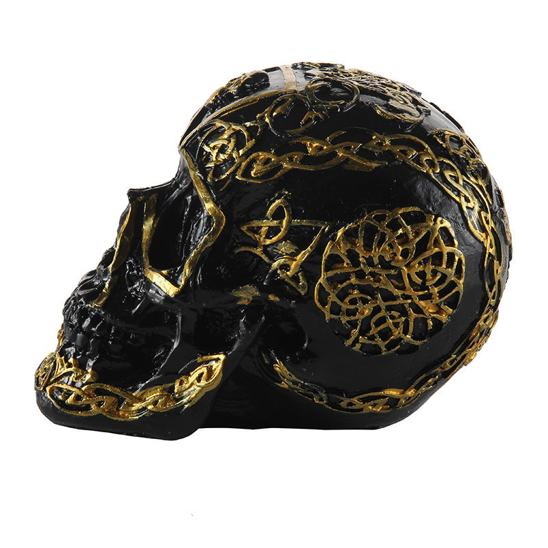 Personalized decoration resin skull Halloween ornaments