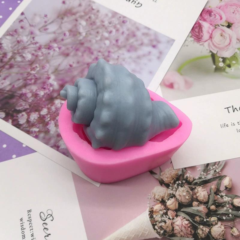 Diy Conch Shape Perfumed Soap Mould Fondant Cake Mold Chocolate Mold, Halloween pumpkin candle molds, Easter egg candle molds, Animal candle molds, Sea creature candle molds, Fruit candle molds, Geometric candle molds, Abstract candle molds, DIY candle making molds,