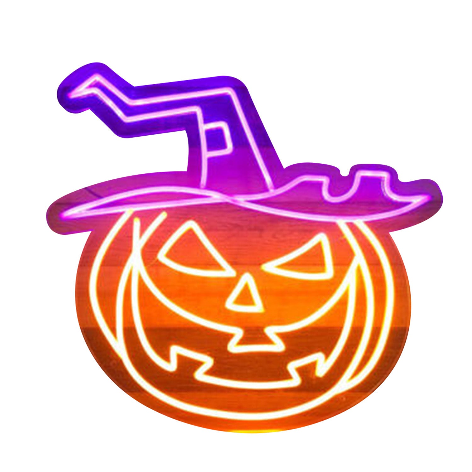 Neon Halloween Decorative Pumpkin Headlight