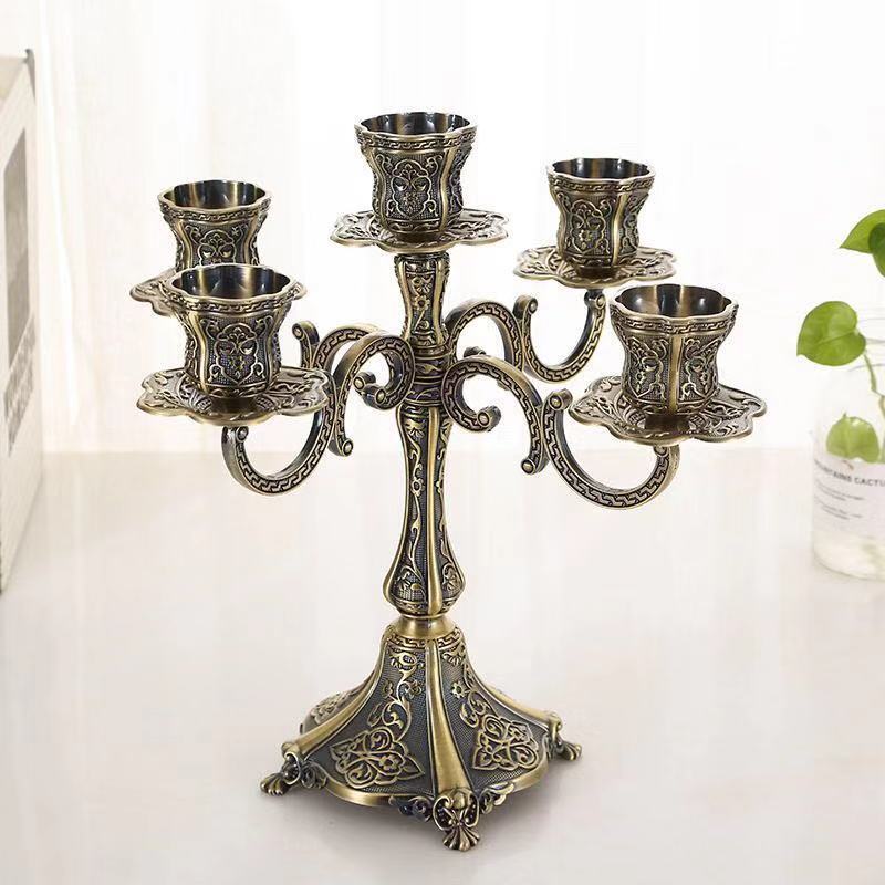 Retro Alloy Candle Holder Decoration Luxury, candle holder, candle stick holder, glass candle holder, iron candle holder, wicker candle holder 2 piece set, candle holders, candlesticks, candle sticks, Luxury candles holders, taper candle holders, candlestick holder, Wooden Candlestick Candle Holder, Metal Candle Holders