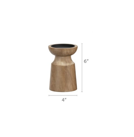 Solid Wood Retro Candlestick Home B & B Table Decoration Candle Holder Wooden, candle holder, candle stick holder, glass candle holder, iron candle holder, wicker candle holder 2 piece set, candle holders, candlesticks, candle sticks, Luxury candles holders, taper candle holders, candlestick holder, Wooden Candlestick Candle Holder, Metal Candle Holders