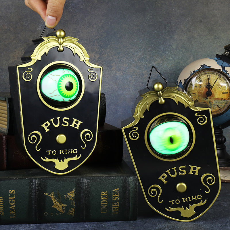 Halloween One-Eye Doorbell Decoration LED Electric Luminous