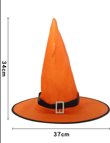 Halloween Decoration Witch Hat LED Lights Halloween Elf Ears Kids Home Party Decor Supplies Outdoor Tree Hanging, Halloween decorations items,  Halloween masks, Halloween props, Halloween animatronics, Halloween inflatables, Halloween lights, Halloween fog machines, Halloween spider webs, Halloween lanterns, Halloween banners, Halloween streamers, Halloween tableware, Halloween centerpieces, Halloween party favors, Halloween yard stakes, Halloween tombstones, Halloween candles, Halloween wreaths, Halloween
