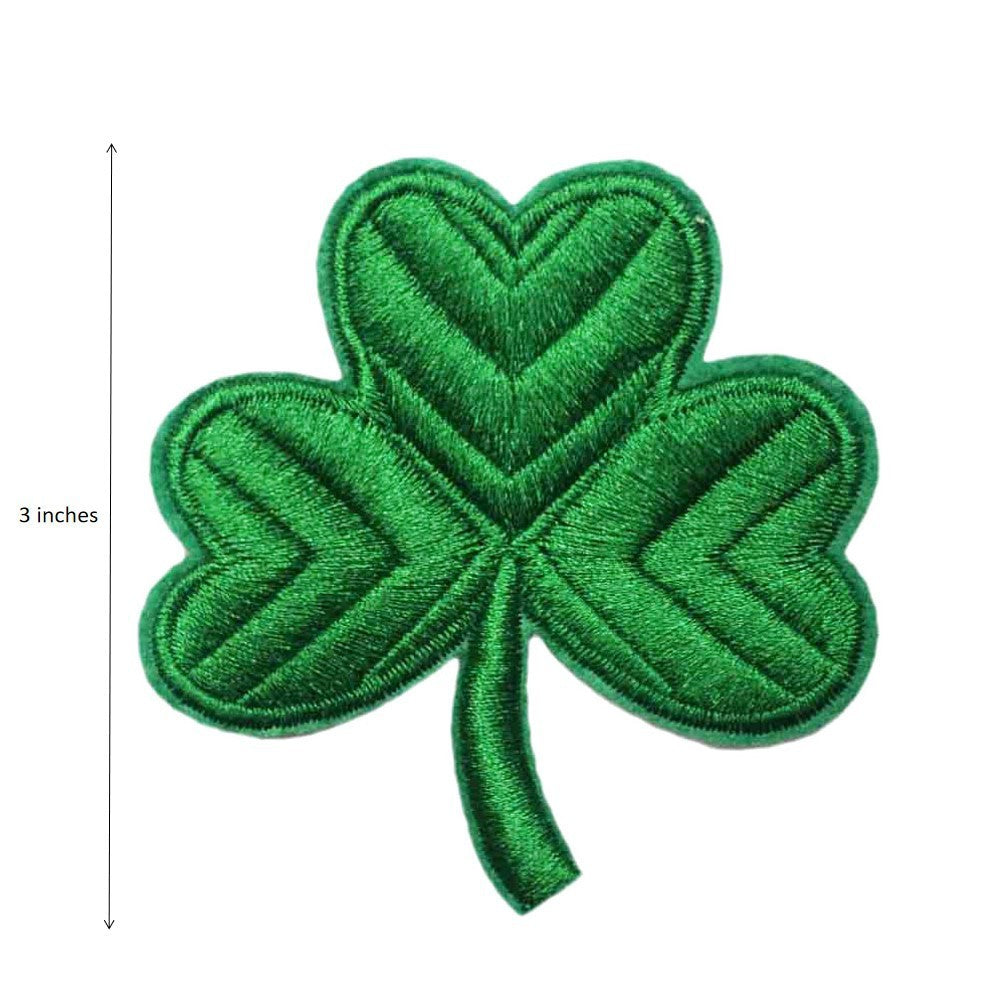 Four-leaf Clover Down Jacket Denim Patch DIY Badge Cloth Sticker, st patricks day decorations, st patricks day decor, st patrick's day decorations, st patrick day decorations, Irish Décor, irish ornaments, Decognomes, St. Patrick's Day Party Supplies, St. Patrick's Day Decorations: Shamrock, Irish & Leprechaun