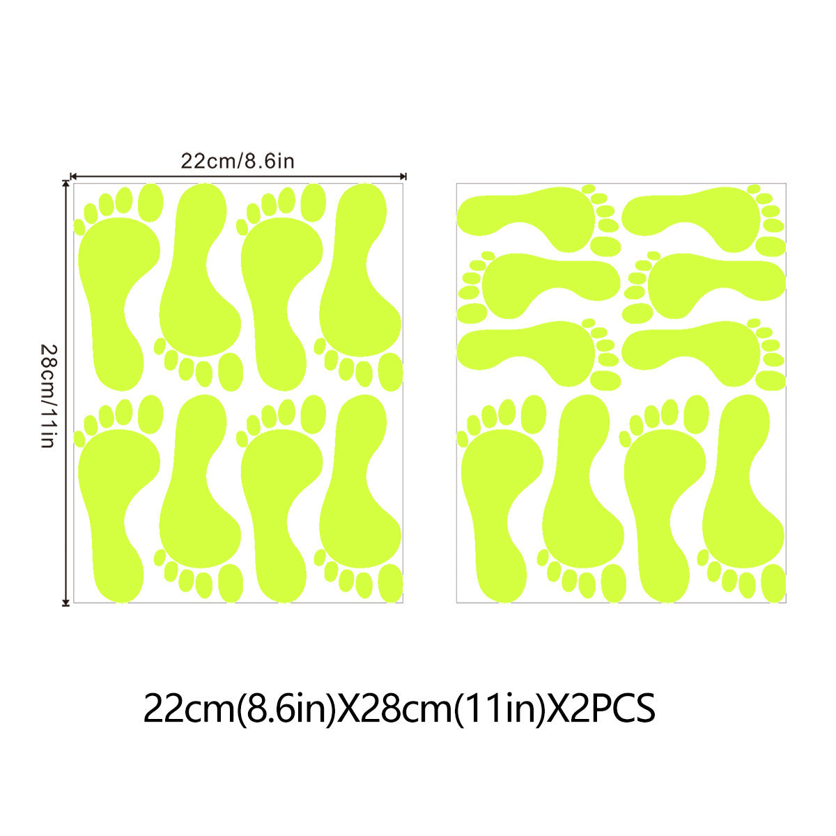 St Patricks Day Luminous Stickers Footprints Luminous Stickers, st patricks day decorations, st patricks day decor, st patrick's day decorations, st patrick day decorations, Irish Décor, irish ornaments, Decognomes, St. Patrick's Day Party Supplies, St. Patrick's Day Decorations: Shamrock, Irish & Leprechaun