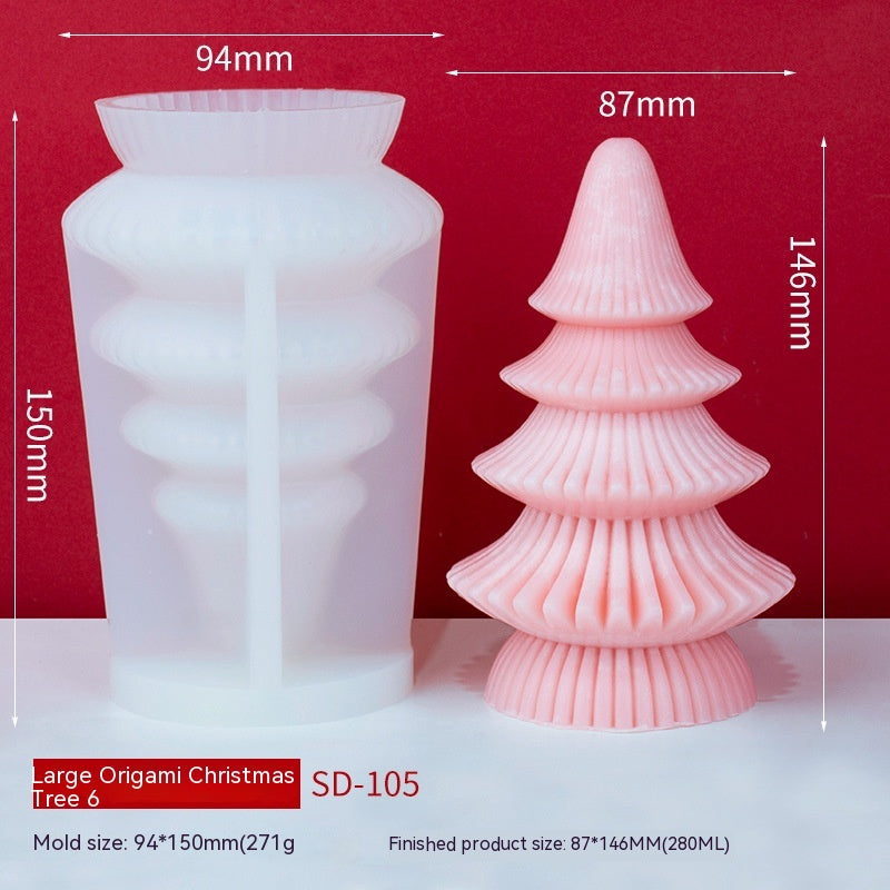 Christmas Tree Aromatherapy Candle Silicone Mold
