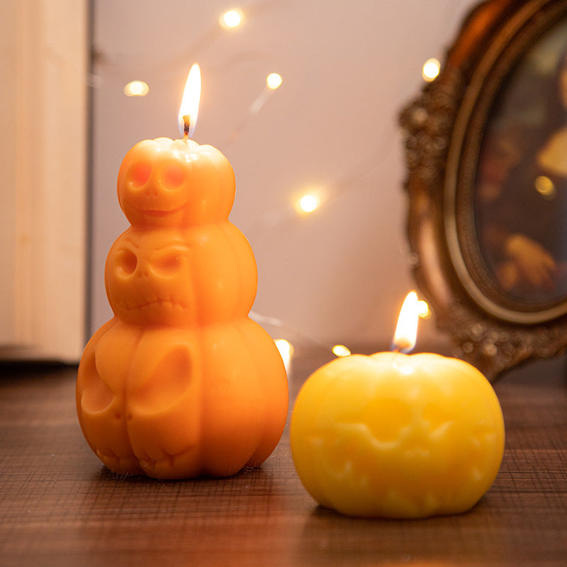 Halloween Pumpkin Aromatherapy Candle Decoration, Silicone candle molds, Christmas tree candle molds, Halloween pumpkin candle molds, Easter egg candle molds, Animal candle molds, Sea creature candle molds, Fruit candle molds, Geometric candle molds, Abstract candle molds, DIY candle making molds,