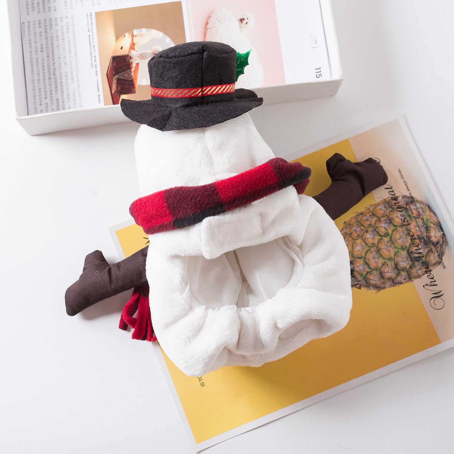 Christmas Pet Funny Clothes Snowman Pet Costume