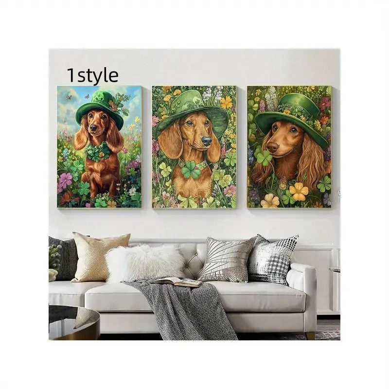 Decorative Canvas Painting Frameless, st patricks day decorations, st patricks day decor, st patrick's day decorations, st patrick day decorations, Irish Décor, irish ornaments, Decognomes, St. Patrick's Day Party Supplies, St. Patrick's Day Decorations: Shamrock, Irish & Leprechaun 