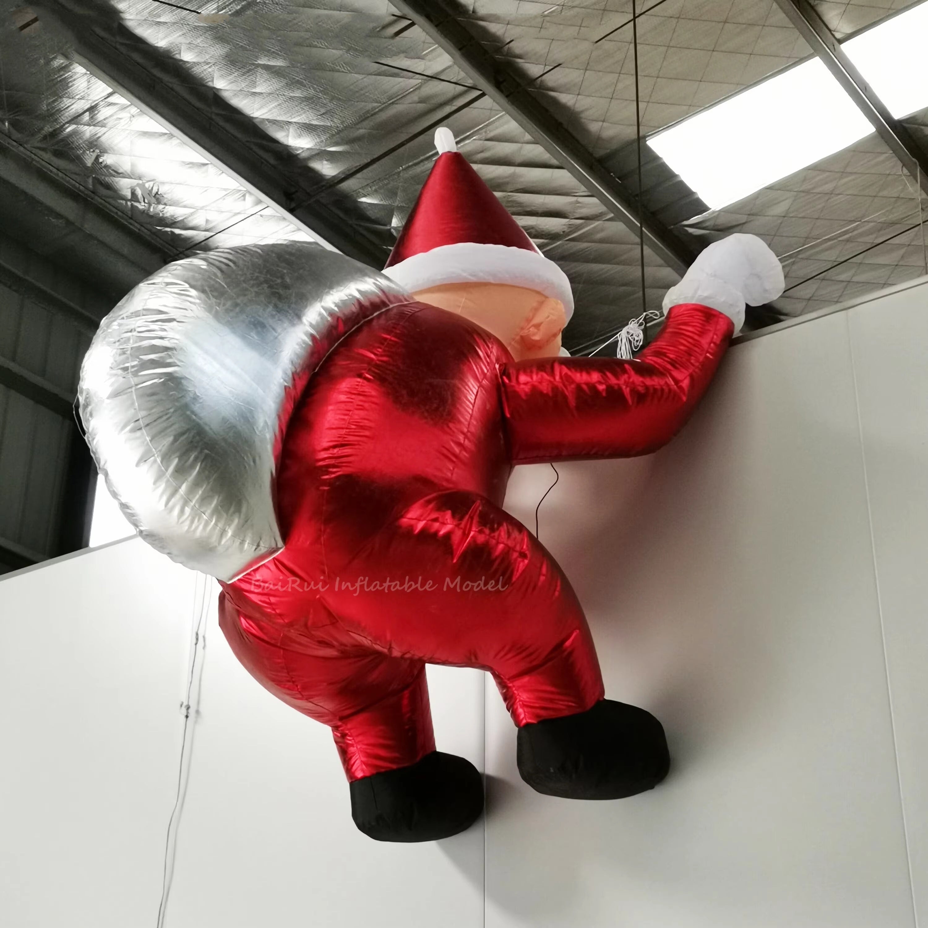 Christmas Decoration Inflatable Climbing Wall Santa Claus Inflatable Model