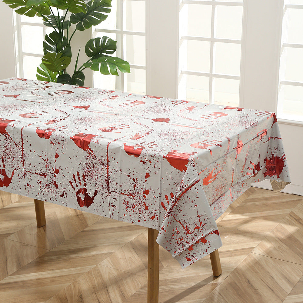 Small Size Halloween Theme Party PE Tablecloth