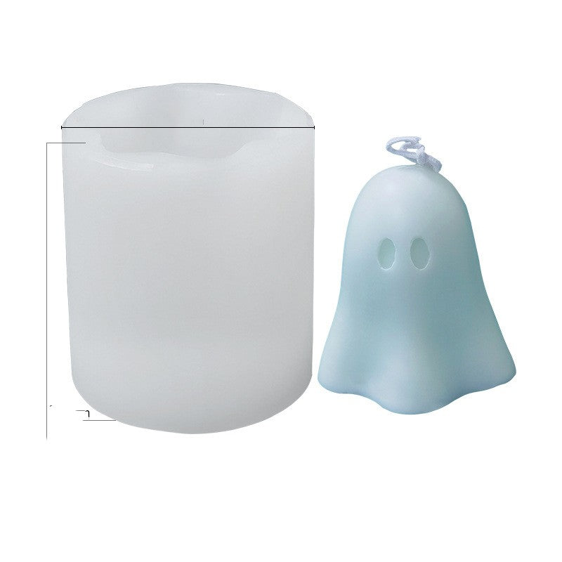 Halloween Cloak Ghost Epoxy Silicone Mold, Silicone candle molds, Christmas tree candle molds, Halloween pumpkin candle molds, Easter egg candle molds, Animal candle molds, Sea creature candle molds, Fruit candle molds, Geometric candle molds, Abstract candle molds, DIY candle making molds,