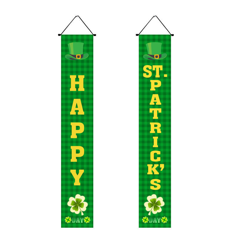 Irish National Day Porch Couplet With Flag, st patricks day decorations, st patricks day decor, st patrick's day decorations, st patrick day decorations, Irish Décor, irish ornaments, Decognomes, St. Patrick's Day Party Supplies, St. Patrick's Day Decorations: Shamrock, Irish & Leprechaun