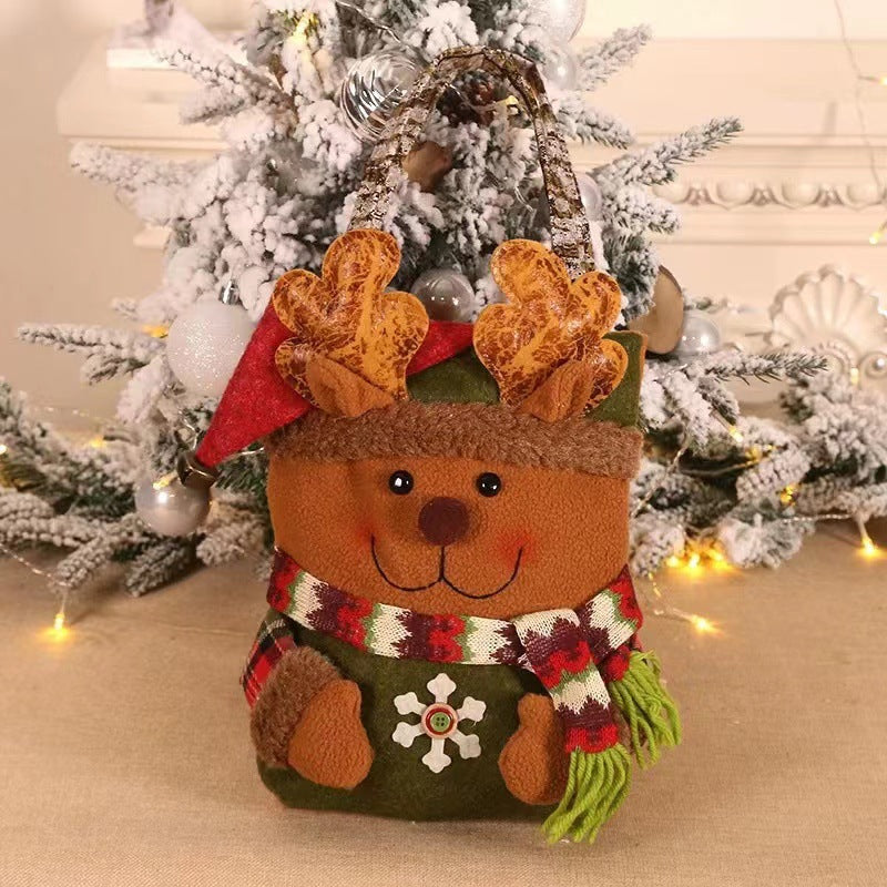 Christmas Decoration Supplies Bark Gift Bag