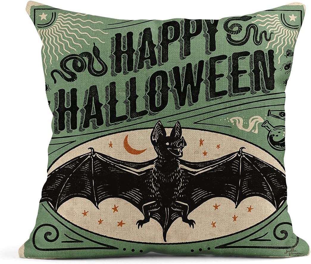 Halloween Pattern Decorative Back Cushion Cover