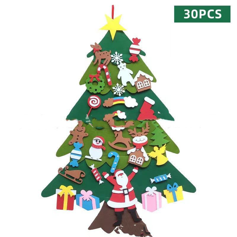 Felt Christmas Tree Children's DIY Christmas Tree Pendant