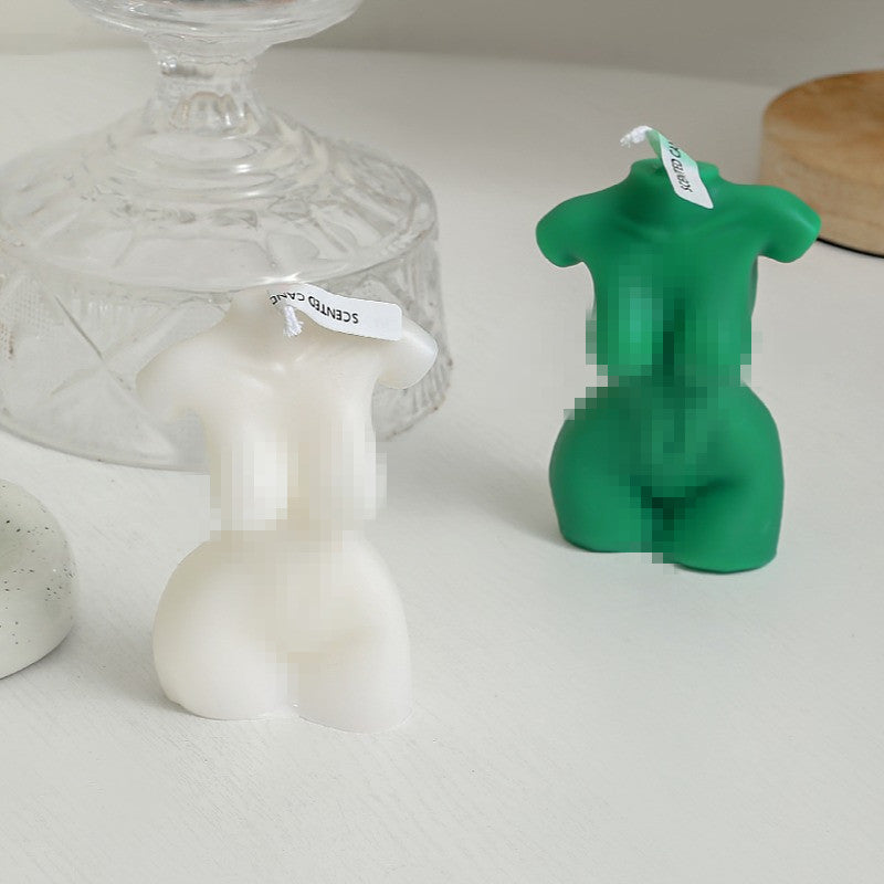 Woman Body Shaped Scented Candle Ornament, Candle Mold, Body Shape Candle, Candle Silicone Mold