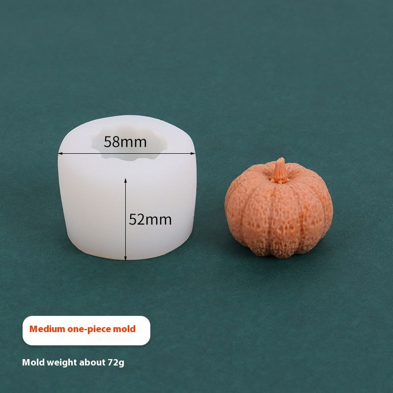 Three-dimensional Pumpkin Silicone Mold Halloween Pumpkin Chalk