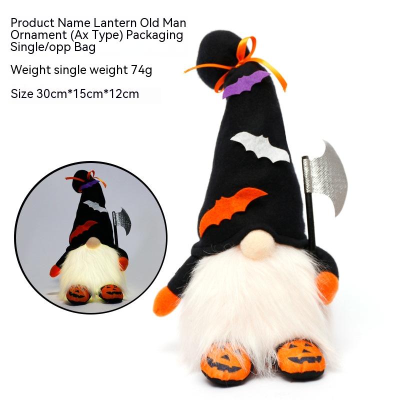Halloween Decorations Non-woven Decoration With Lights