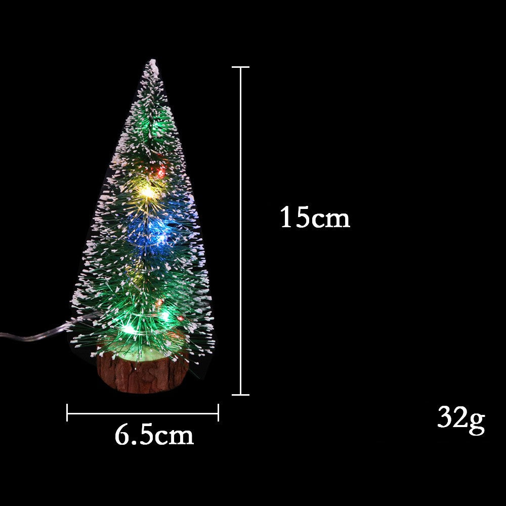 Christmas Decorations LED Lights Mini Christmas Tree