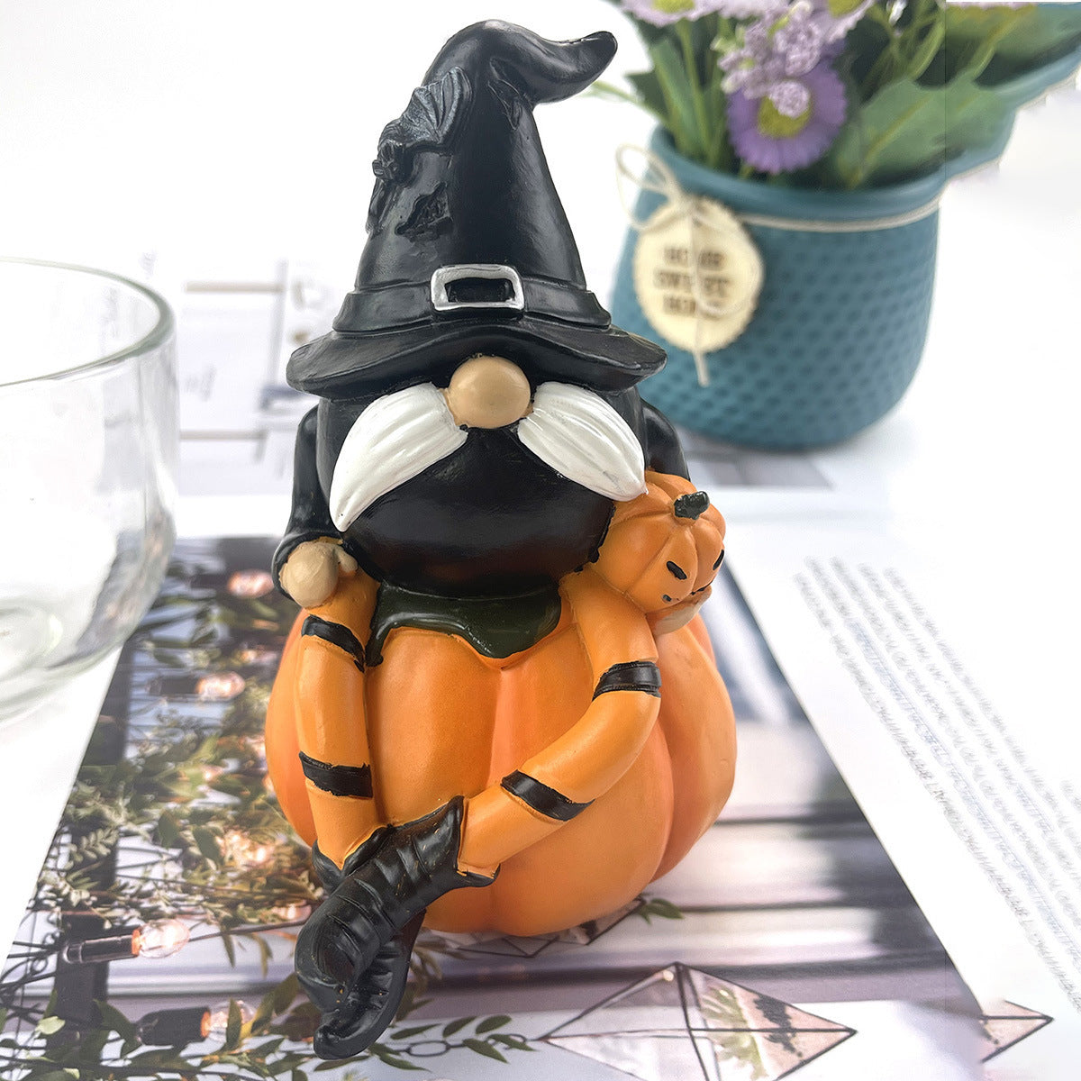 Halloween Pumpkin Resin Decorations