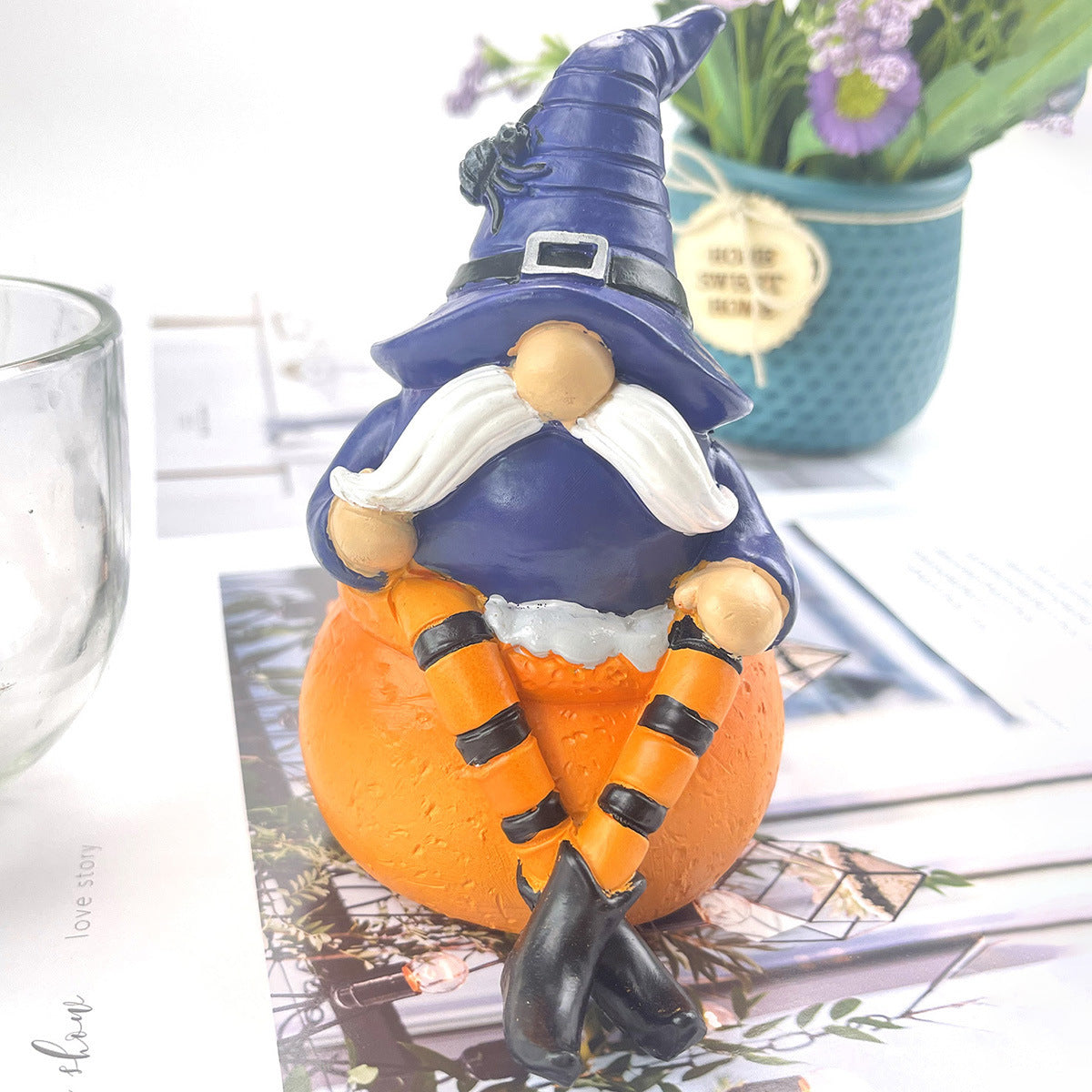Fashion Pumpkin Dwarf Resin Decorations
