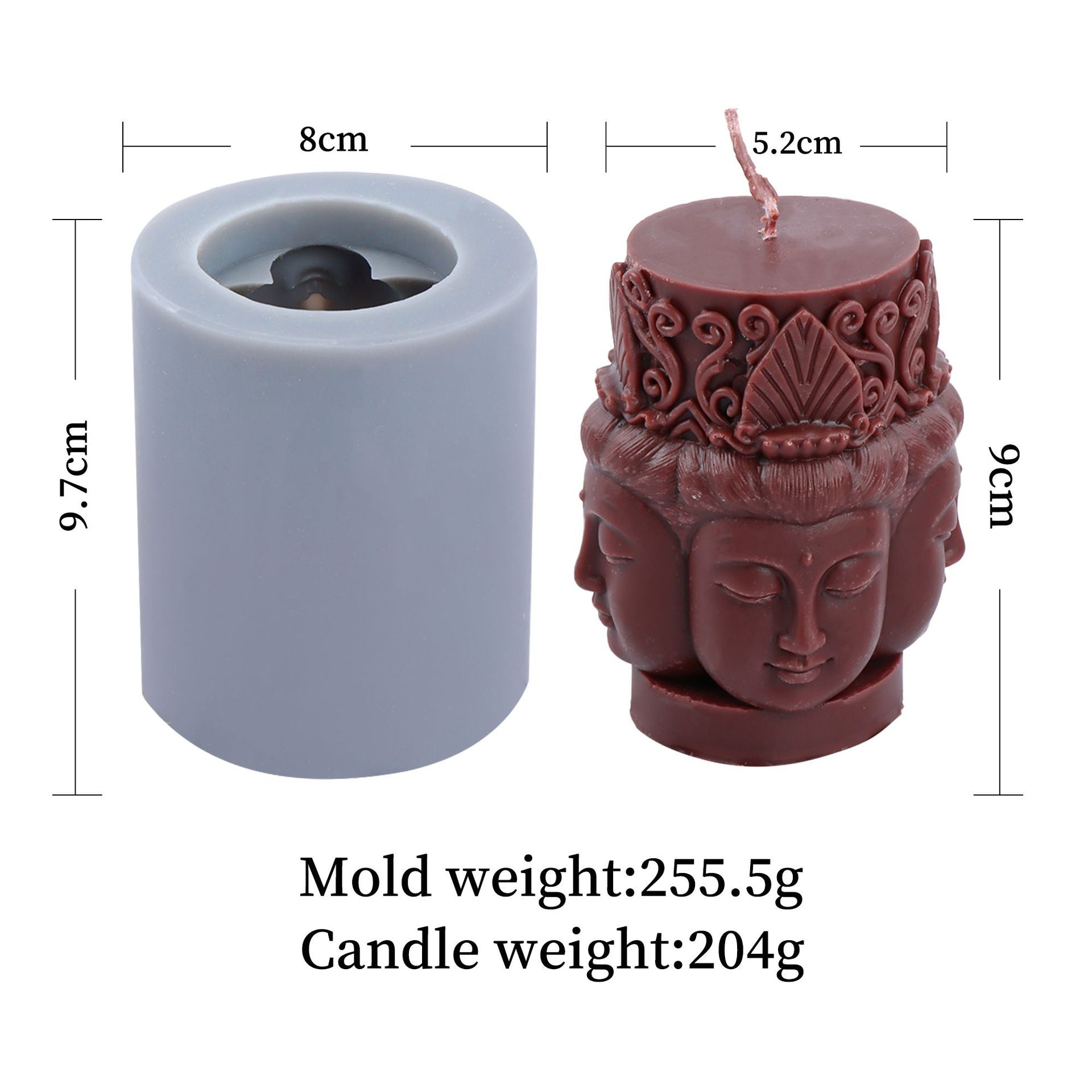 Religious Element Buddha Modeling Candle Silicone Mold, Silicone candle molds, Christmas tree candle molds, Halloween pumpkin candle molds, Easter egg candle molds, Animal candle molds, Sea creature candle molds, Fruit candle molds, Geometric candle molds, Abstract candle molds, DIY candle making molds,