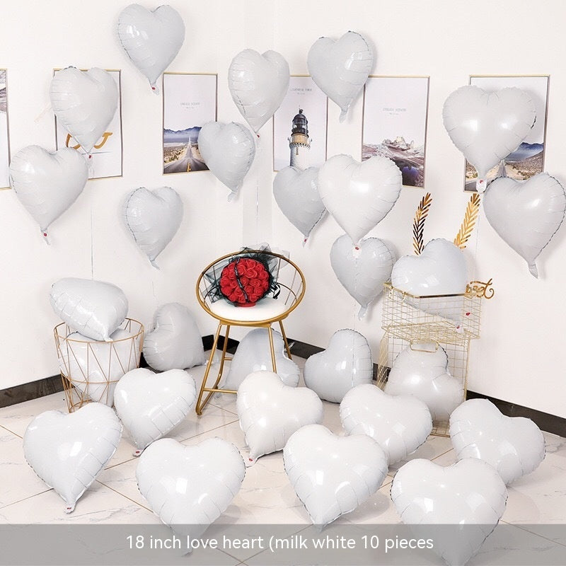 Heart-shaped Aluminum Balloon 520 Wedding Room Decoration Birthday Party, Balloons, Heart Balloons, valentines day, shop valentine's day deals, valentines, valentine's day gifts, valentine day, valentines day gifts, valentines day decor, Decognomes,  valentine decoration, valentines day decoratio, valentine decor, valentines decor, valentines decorations