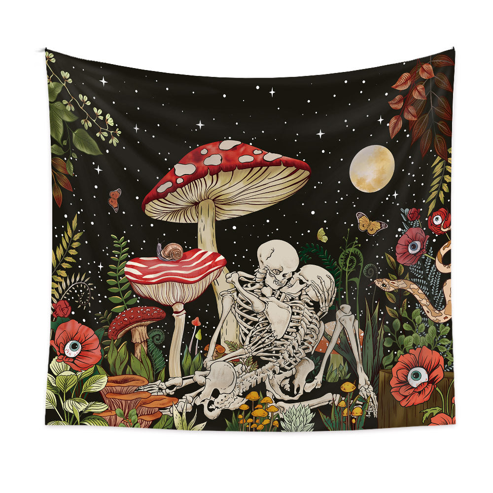 Room Decoration Ins Hanging Cloth Mushroom Tapestry