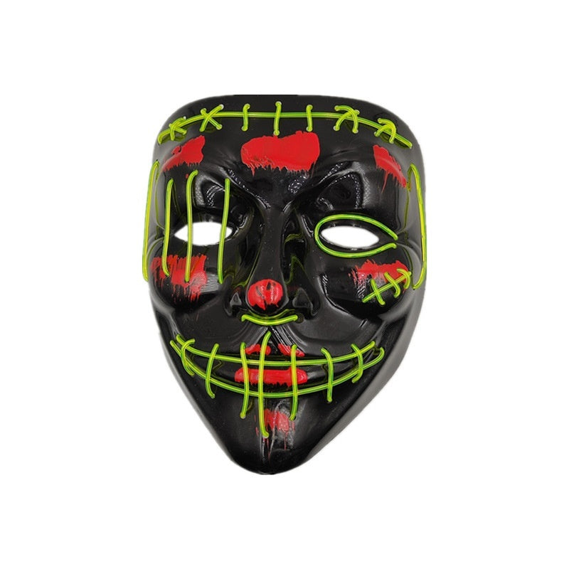 V-shaped Halloween Luminous Mask LED